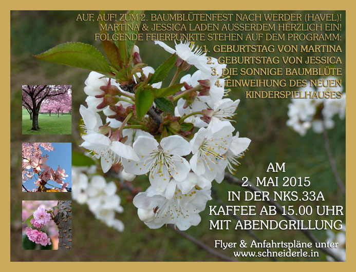 Baumbl&uuml;tenfest 2015